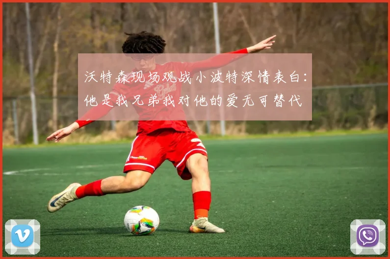 沃特森现场观战小波特深情表白：他是我兄弟我对他的爱无可替代